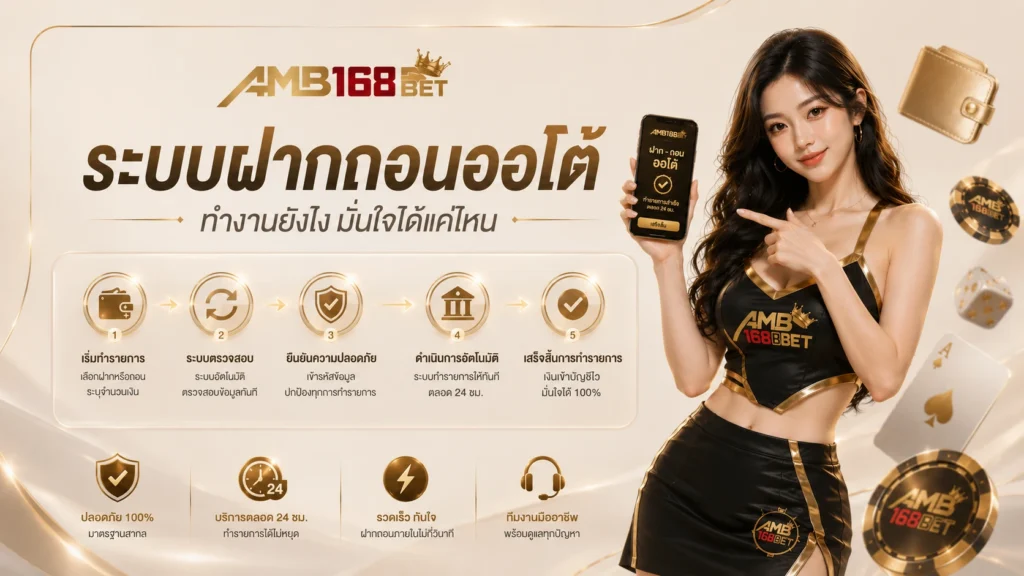 AMB168 ระบบฝากถอนออโต้